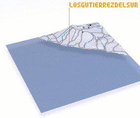 3d view of Los Gutiérrez del Sur