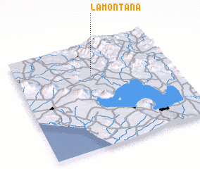 3d view of La Montaña