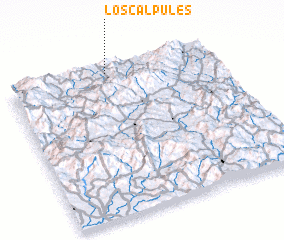 3d view of Los Calpules
