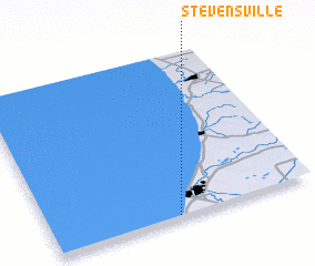 3d view of Stevensville