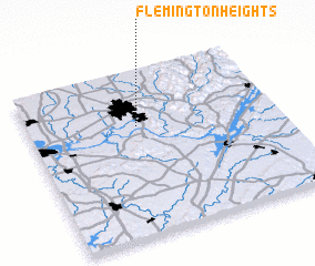 3d view of Flemington Heights