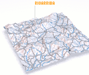 3d view of Río Arriba