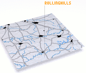 3d view of Rolling Hills