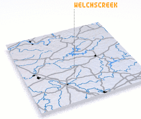 3d view of Welchs Creek