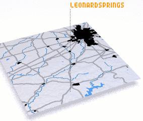 3d view of Leonard Springs