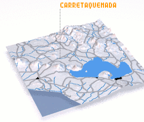 3d view of Carreta Quemada