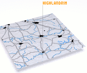 3d view of Highland Rim