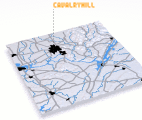 3d view of Cavalry Hill