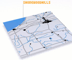 3d view of Shorewood Hills