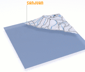 3d view of San Juan