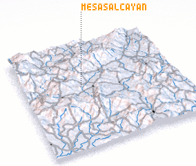 3d view of Mesas Alcayán