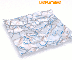 3d view of Los Plátanos