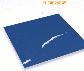 3d view of Flowers Bay