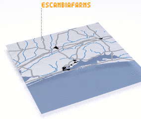 3d view of Escambia Farms