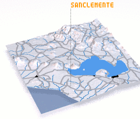 3d view of San Clemente