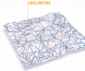 3d view of Las Lomitas