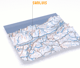 3d view of San Luis