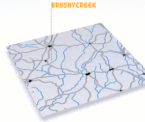 3d view of Brushy Creek