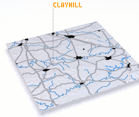 3d view of Clay Hill