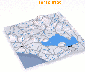 3d view of Las Lajitas