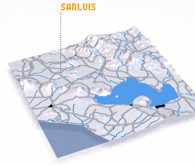 3d view of San Luis