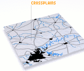 3d view of Cross Plains