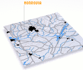 3d view of Monrovia