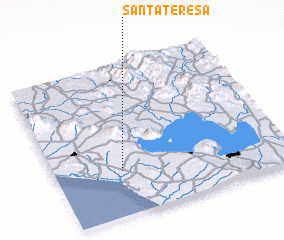 3d view of Santa Teresa