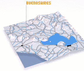 3d view of Buenos Aires