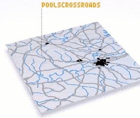 3d view of Pools Crossroads