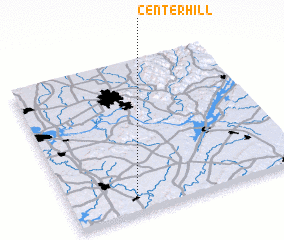 3d view of Center Hill