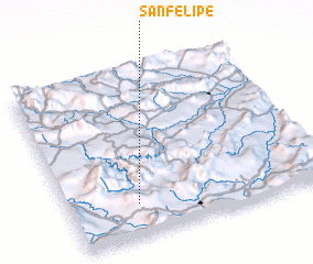 3d view of San Felipe