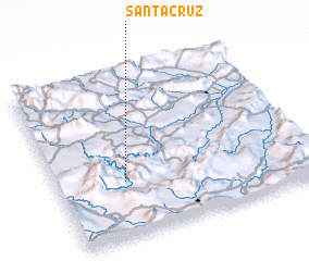 3d view of Santa Cruz