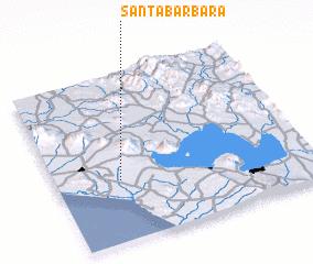 3d view of Santa Bárbara