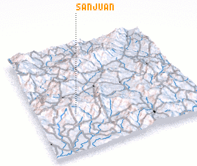 3d view of San Juan