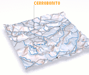 3d view of Cerro Bonito