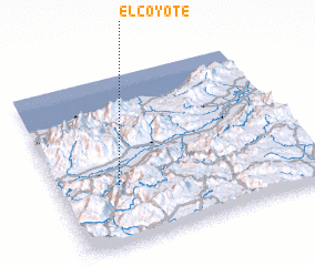 3d view of El Coyote