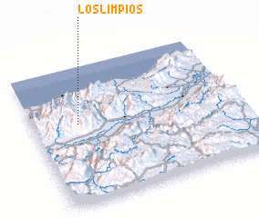 3d view of Los Limpios