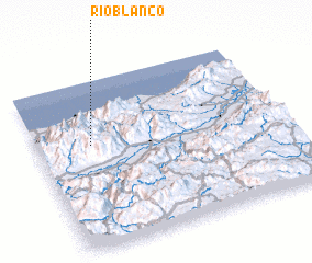 3d view of Río Blanco