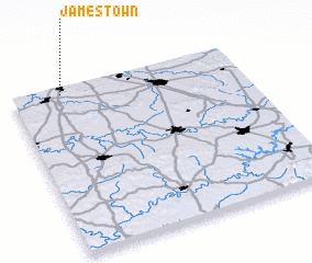 3d view of Jamestown