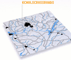3d view of Echols Crossroads