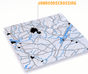 3d view of Johnsons Crossing