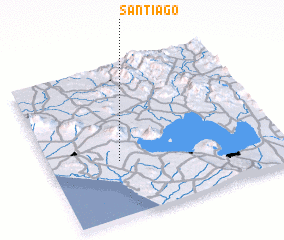 3d view of Santiago