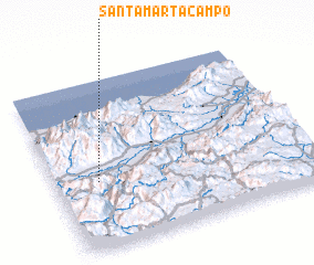 3d view of Santa Marta Campo