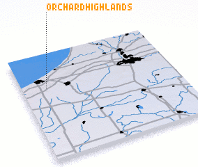 3d view of Orchard Highlands