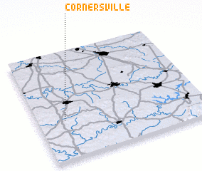 3d view of Cornersville