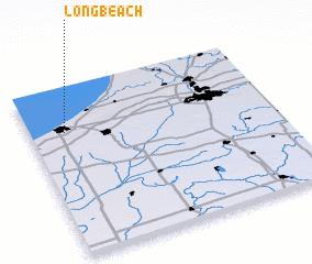 3d view of Long Beach