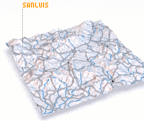 3d view of San Luis