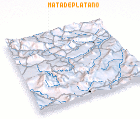 3d view of Mata de Plátano