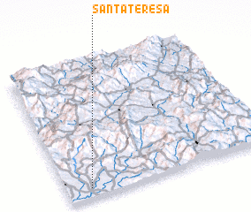 3d view of Santa Teresa